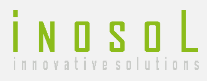 Logo Inosol, grün-grau