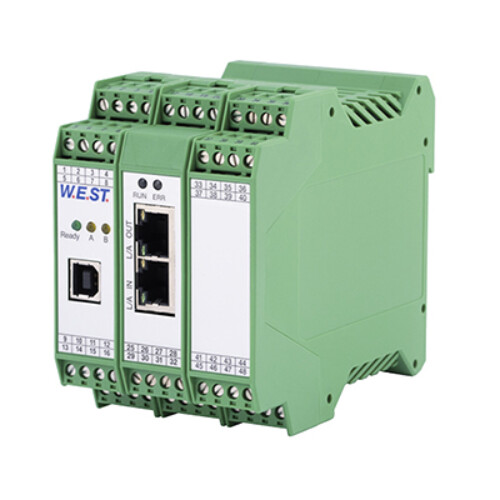 POS-124-U-PFN, Zwei Achsen Positionier- und Gleichlaufregelbaugruppe mit Profinet Ankopplung und analoger sowie SSI-Sensorschnittstelle