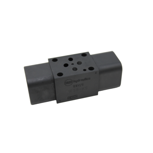 Zwischenplatte NG6 in A + B für 2 Ventile; in Stahl; EBY/S