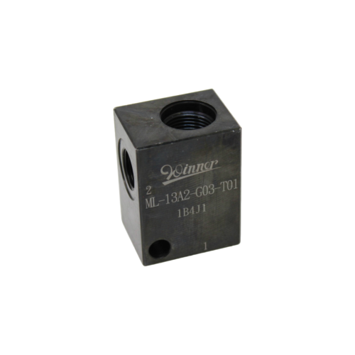 Rohrleitungsgehäuse (90°) T-13A; G3/8"; Stahl; ML-13A2-G03-T01